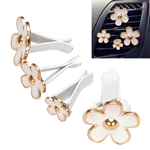 UWOOD - Charm per auto con margherite e fiori, per...