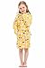 XINNE Robes for Kids Unisex Baby Hooded Dressing Gown Bathrobe Boys Girls Toddlers Pajamas Sleepwear Yellow