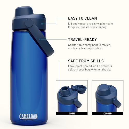 Image of CamelBak Thrive Chug Water Bottle, High Flow Lid Design for Quick Everyday Hydration and Active Use, 25oz, Oxford