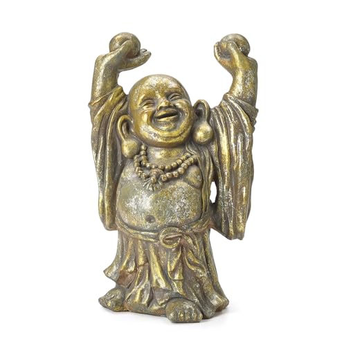 Phaxth 17' Laughing Buddha Statue Outdoor, Large Buddha Statue, Zen Garden Decor Gifts for Room/Patio/Deck/Porch Yard Art Decoration