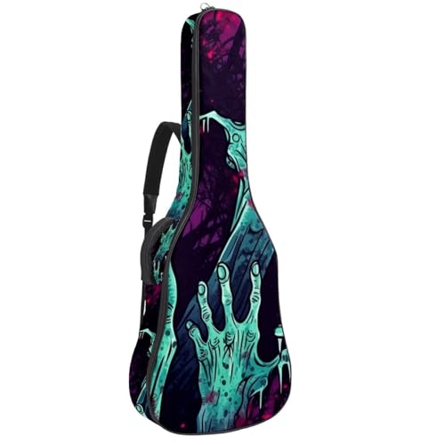 Housse guitare acoustique 101,6 cm idéale pour vos répétitions et concerts d'Halloween