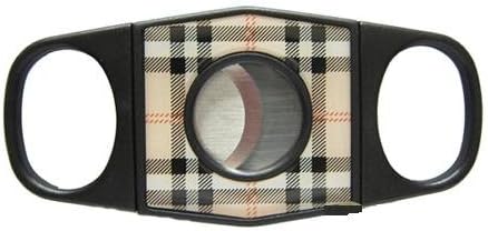 Cigar Cutter - Plastic Two Tone Double Blade 52 Ring Gauge