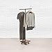 Industrial Pipe and Wood Clothes Rack 2-Way, Garment Rack, Clothing Rack, Closet Organizer, Clothing Storage and Display, Wood Shelving