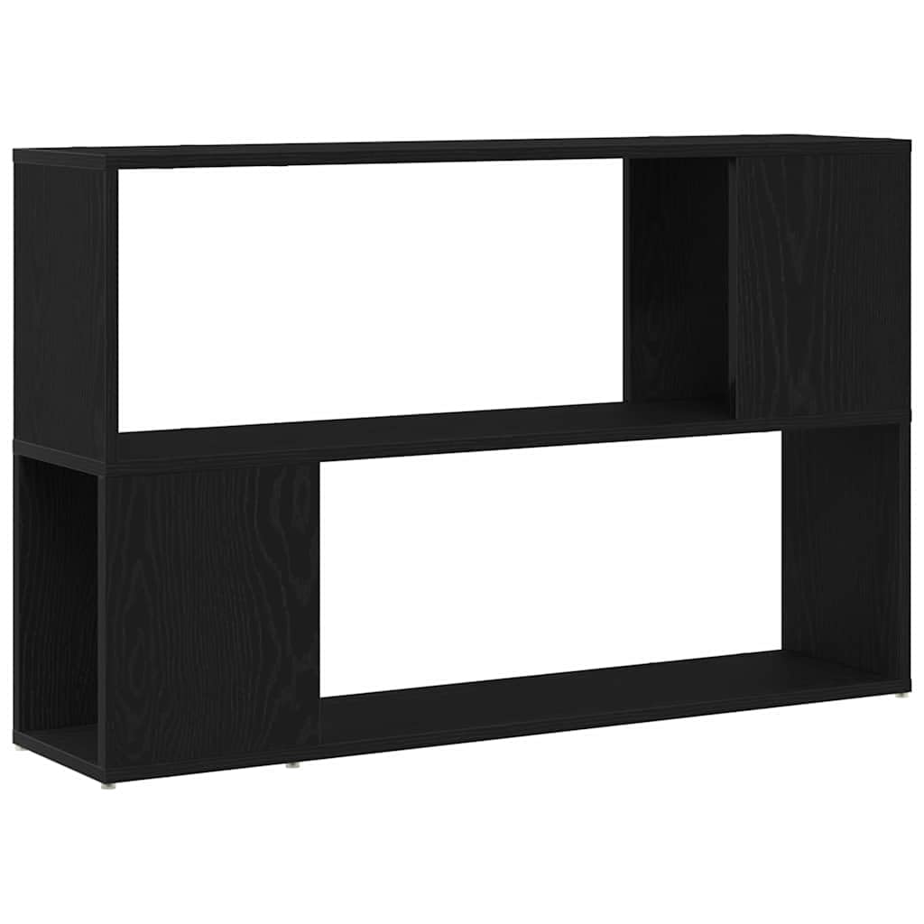 vidaXL Ensemble Meuble TV Noir 100 x 24 x 63 cm Bois d'ingénierie, Rangement pour Salon, Meuble TV rectangulaire, cabane Murale Moderne, unité compacte, mobilier d'intérieur