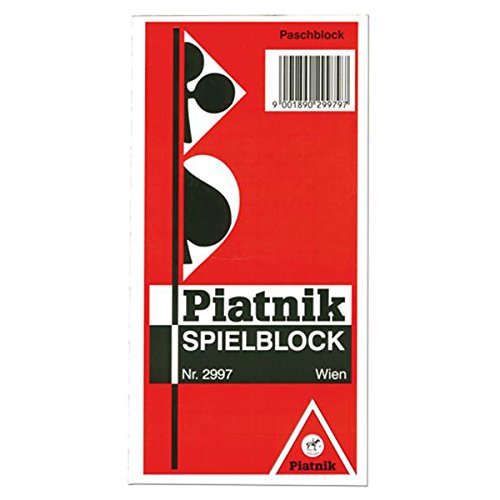 Preisvergleich Produktbild Piatnik 2997 Paschblock, 10 Stück