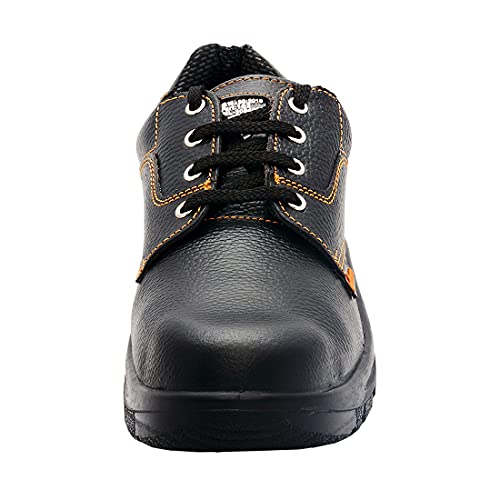 ACME Atom Black Leather Men's Safety Shoes , 40