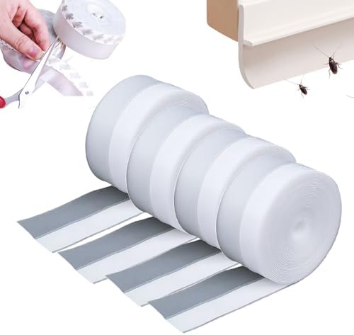 Self-Adhesive Weather Stripping for Doors & Windows,Silicone Door...