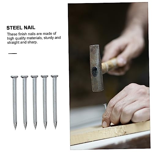 515 piezas de clavos galvanizados para cemento de 3 tamaños con cabeza plana para azulejos para pared de concreto miniatura 2