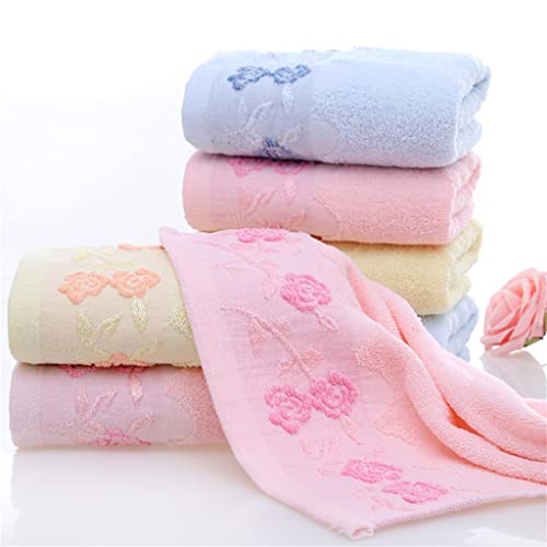Mjwdp Towel Tree Flower Bath Printing Soft Kitchen Cotton Hand Towel Adult Thickened Seaside Household (Color : C, Size : 32X73Cm) #TOP25