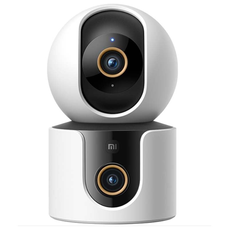 Xiaomi Smart Camera C500 Dual, Cámaras de 4MP, Resolución UHD, Visión Nocturna con Infrarojos, Detección Inteligente, hasta 6 Meses de Autonomía, Blanco