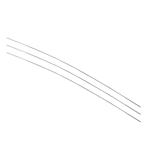 Othmro Varillas redondas de plástico de 0.12 pulgadas de diámetro y 39 pulgadas de longitud, varillas blancas de polioximetileno, barras redondas de