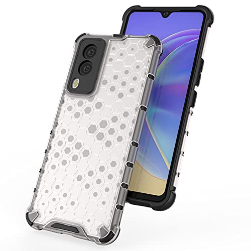 Image of Glasgow Back Case Cover Compatible with Vivo V21E 5G (Stylish Design) -Transparent