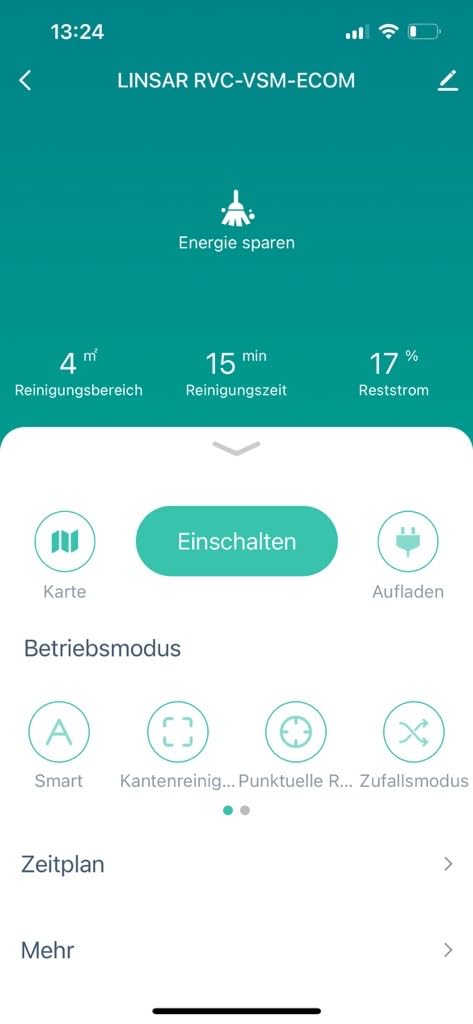 Linsar - Saugroboter mit Wischfunktion - Staubsauger Roboter - mit APP - 120 Min Akku - Saug und Wischroboter - für Teppich, Tierhaar & Hartböden - Roboterstaubsauger mit Ladestation & Fernbedienung