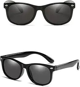 Óculos de Sol Infantil Flexíveis Polarizados - Proteção UV400 para Crianças - Conforto e Estilo