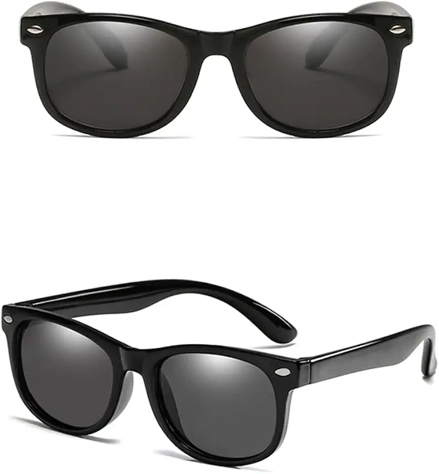 Óculos de Sol Infantil Flexíveis Polarizados - Proteção UV400 para Crianças - Conforto e Estilo