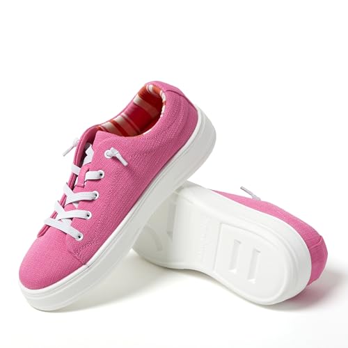Image of Dearfoams Women's Shoes - Mabel Lightweight Comfortable Easy Slip on Sneaker with Arch Support