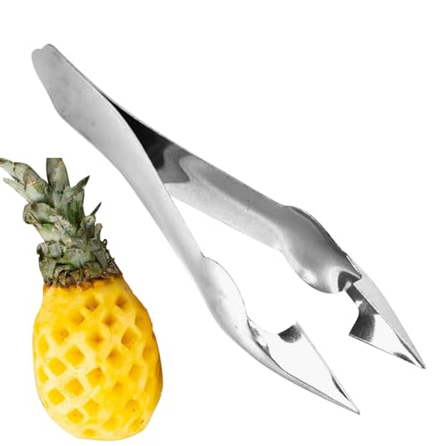 Pelador Ojos Piña, Removedor De Tallos De Fresa, Piña Ojos Pelador Cuchillo, Cortador Ojos Piña En Forma V, Piña...