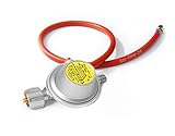 30 mbar Caravan Anschluss-Set mit GOK Druckminderer/Caravanregler + Gasschlauch 40 cm (1/4