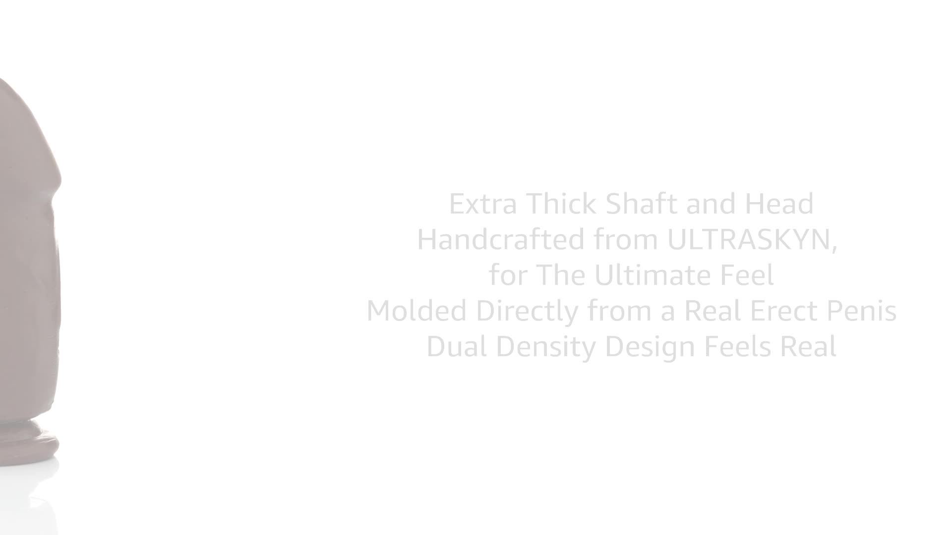 Watch Doc Johnson The D - Fat D - 6 Inch with Balls - ULTRASKYN - 6.25