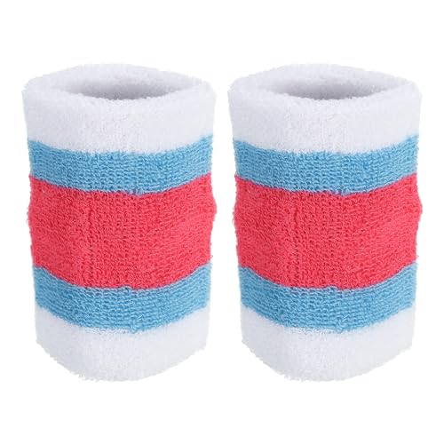 Bandeau poignet absorbant en coton éponge PATIKIL pour retenir la sueur au tennis