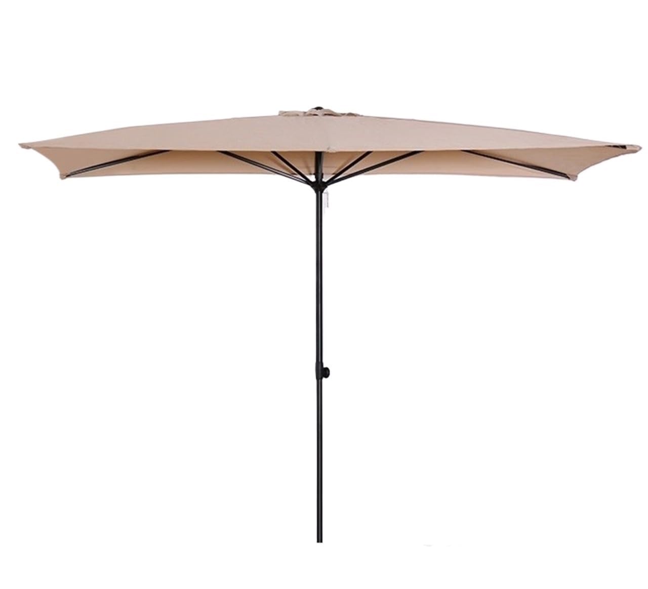 Ombrellone Ombrellone Rettangolare per metà da Esterno, Resistente, per Giardino con Patio, Senza Base Esterno