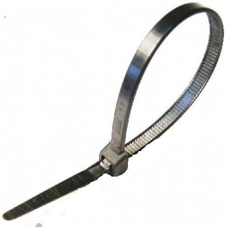 Fixson Multi-Purpose Self-Locking Cable Ties Nylon Zip Wire Tie-Wraps (100 Piece) 12-Inch Cable-Tie Color Black (45-LB Strength)