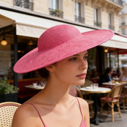 Sombrero Fascinator Grande 40 cm miniatura 4