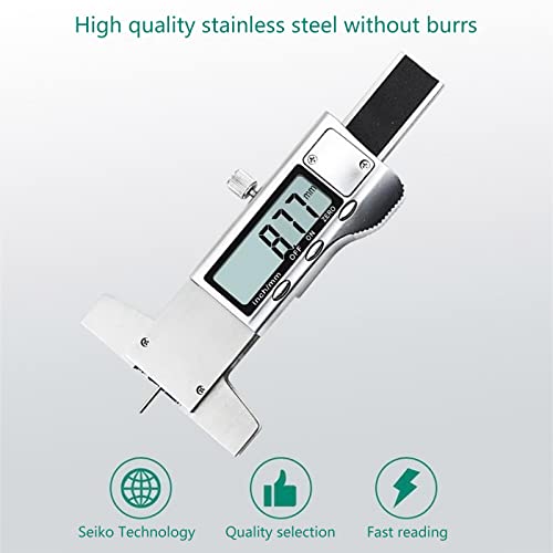 Band Diepte Meetinstrument Digitale Rvs Lcd scherm Band Monitoring Gauge 0-25.4mm voor SUV Truck Remklauwen Digitale… - Image 8