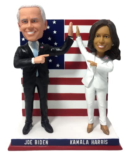 Joe Biden & Kamala Harris Dual White Dress Bobblehead