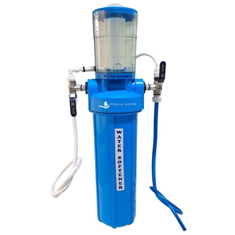 HomeFlow Water Softener Filter for Bathroom, 20 Inch, Blue, with Salt Rock Media Support, for Taps, Showers & Appliances-image-38