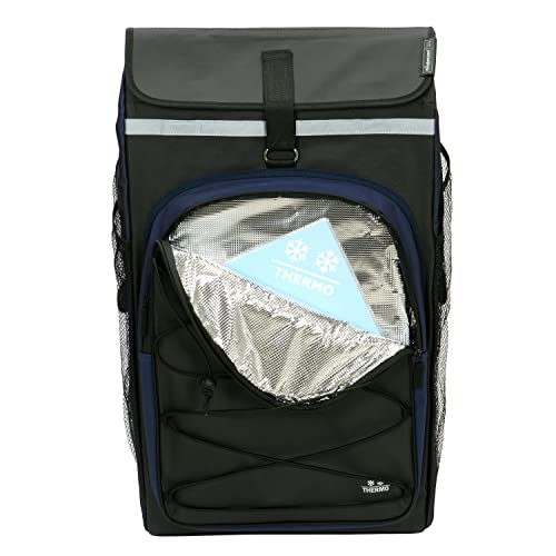 ANDERSEN Einkaufstrolley - Royal Shopper Plus Fado 2.0 blau 74 L Einkaufsroller,Freizeit,Thermo,XXL, Aluminium, klappbar, luftbereiftes Kugellagerrad – Bild 5