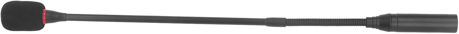 Flexible Gooseneck Microphone 16.5 Inch Conference Room Podium Mic with Power Indicator for Government Lecture Halls