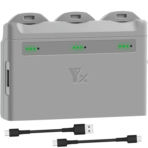 DJI FPV Charging Hub per Batterie Drone, Stazione di Ricarica, Caricabatterie Multiplo, fino a 3 Batterie di Volo Intelligenti, Compatto e Portatile