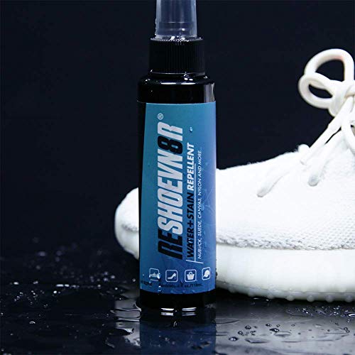 Reshoevn8r Shoe Water & Stain Repellent 4 oz. Spray Protect Leather, Canvas, Suede, Knit and Mesh Sneakers