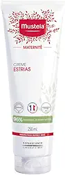 Mustela Maternité Creme Estrias 250Ml - Previne Estrias Com Ação 3 Em 1: Hidrata Reforça A Elasticidade E Acalma A Sensação De Coceira - Com 96% De Ingredientes De Origem Natural