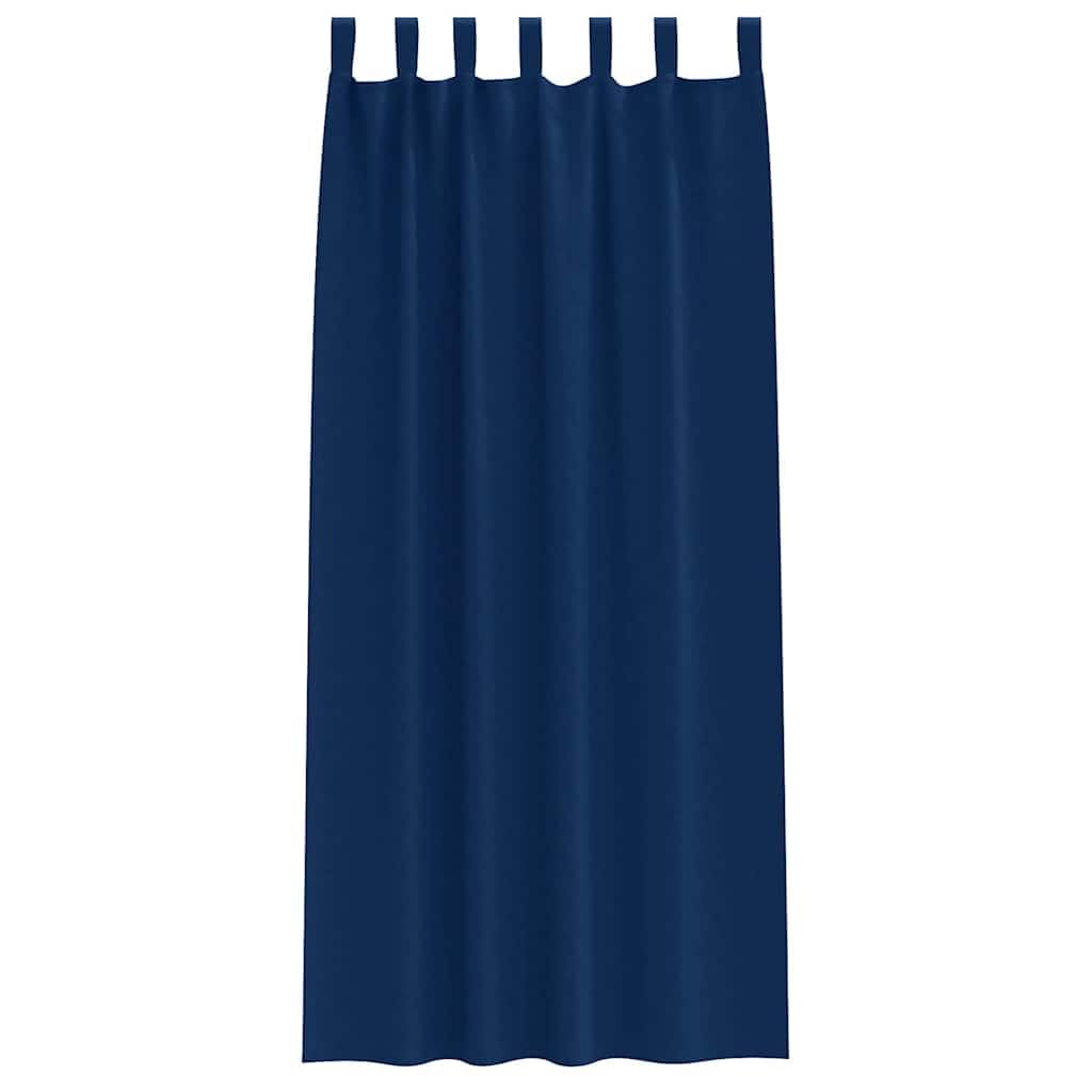 Cortinas opacas con anillas, 2 unidades, 260 x 140 cm, poliéster, con trabillas y ojales para salón, dormitorio, habitación infantil, opacas, privacidad, translúcidas