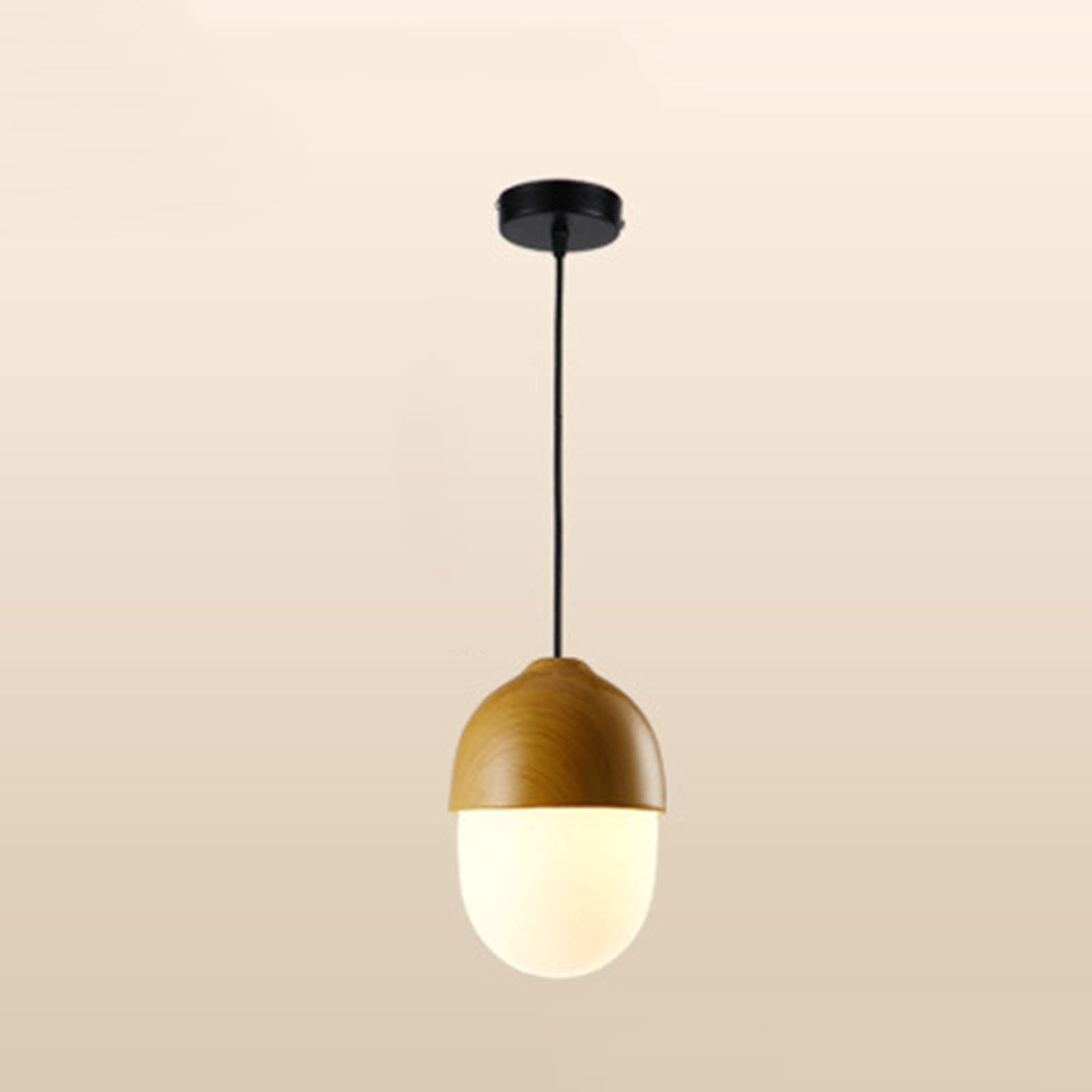 Lampe suspendue de plafond créative en bois parfait pour une chambre d'enfant