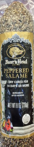 Boar's Head, Peppered Salame, 8 Ounce