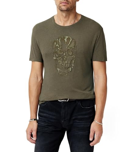 T-Shirt John Varvatos Homme au Style Rock Confortable L