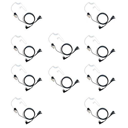 Écouteurs tube acoustique discrets pour sécurité et gestion d'événements