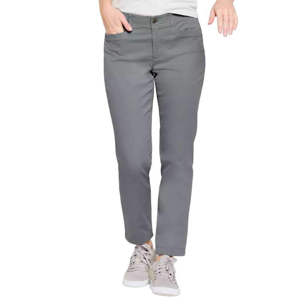 Orvis Womens Everyday Chino Natural Fit Straight-Leg Ankle Pants