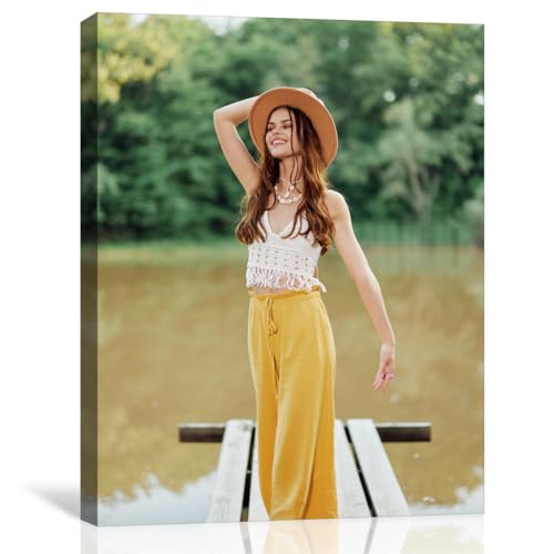 GMissT Canvas Prints With Your Photos - Personalized Pictures On Canvas Custom Poster for Home Decor - Floating Frames & Gift Wrapping Available