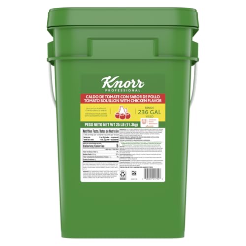 Image of Knorr Professional Caldo de Tomate, Tomato Bouillon, Chicken Flavor Pail