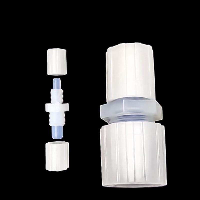 PFA Flared Reducing Straight Through Fitting, PFA Pipe Fittings (1/4 "-1/2 ")