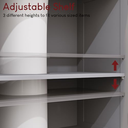 Bath Vida Priano Under Sink Bathroom Cabinet Floor Standing Storage Cupboard Basin Unit, Grey - Image 5