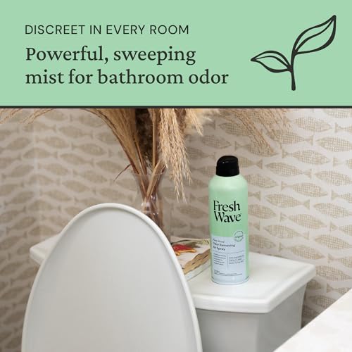 Image of Fresh Wave Original Air Freshener Spray, 8 oz Room Odor Eliminator | Fine mist non-aerosol, Plant oil formula, Bathroom and pet area safe, No sulfates or parabens, Fabric and linen spray