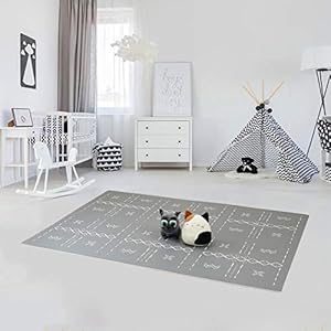 Extra Large Interlocking EVA Foam Baby Play Mat Soft Stylish Non-Toxic Kids Toddler Play Floor Tiles Mats with Edges 6…