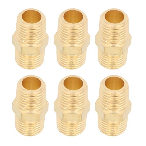 Evite fugas en tuberías con el accesorio hexagonal macho NPT 1/4 de latón 5