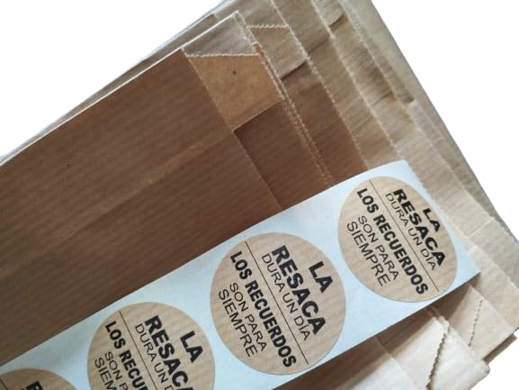 TODOKRAFT Bolsas Kit Anti Resaca, Los recuerdos son para siempre 50 unidades
