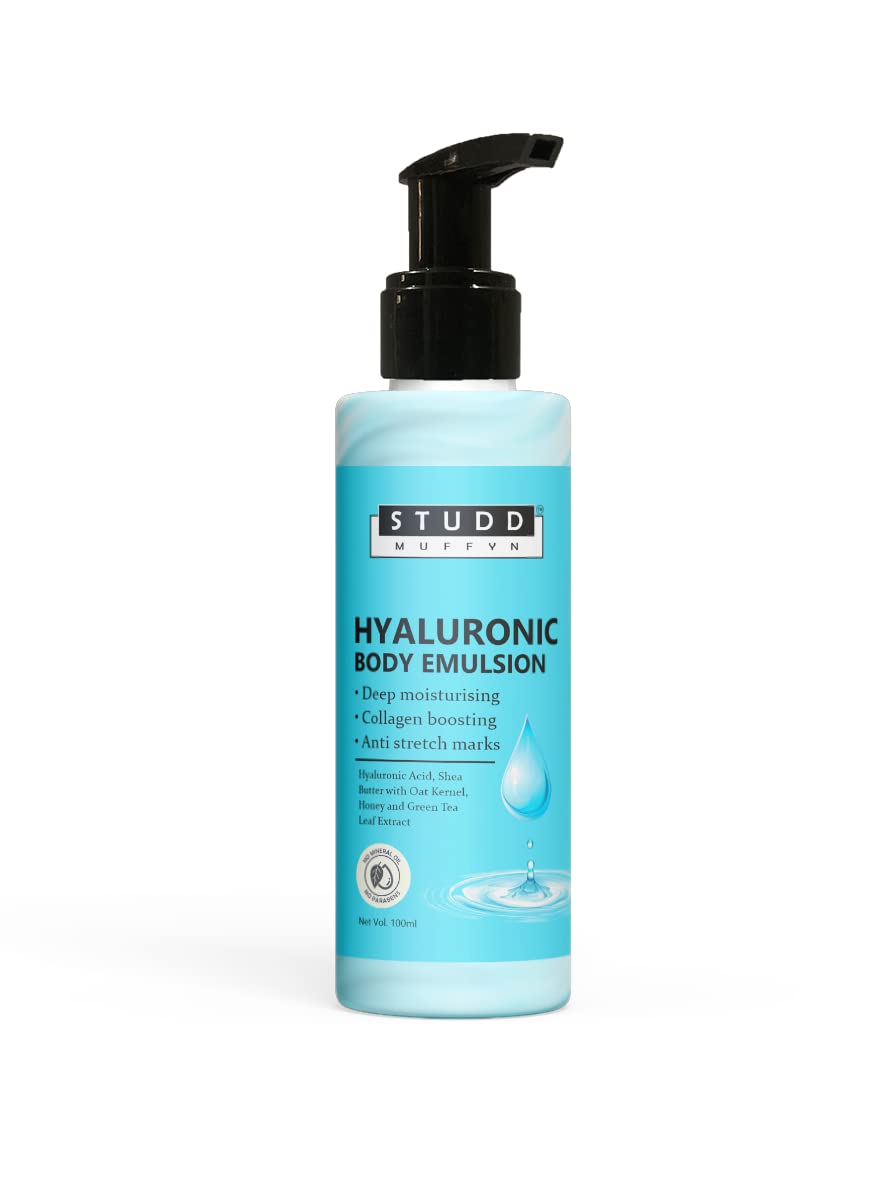 Studd Muffyn Hyaluronic Body Emulsion For Men And Women - 100Ml | Collagen